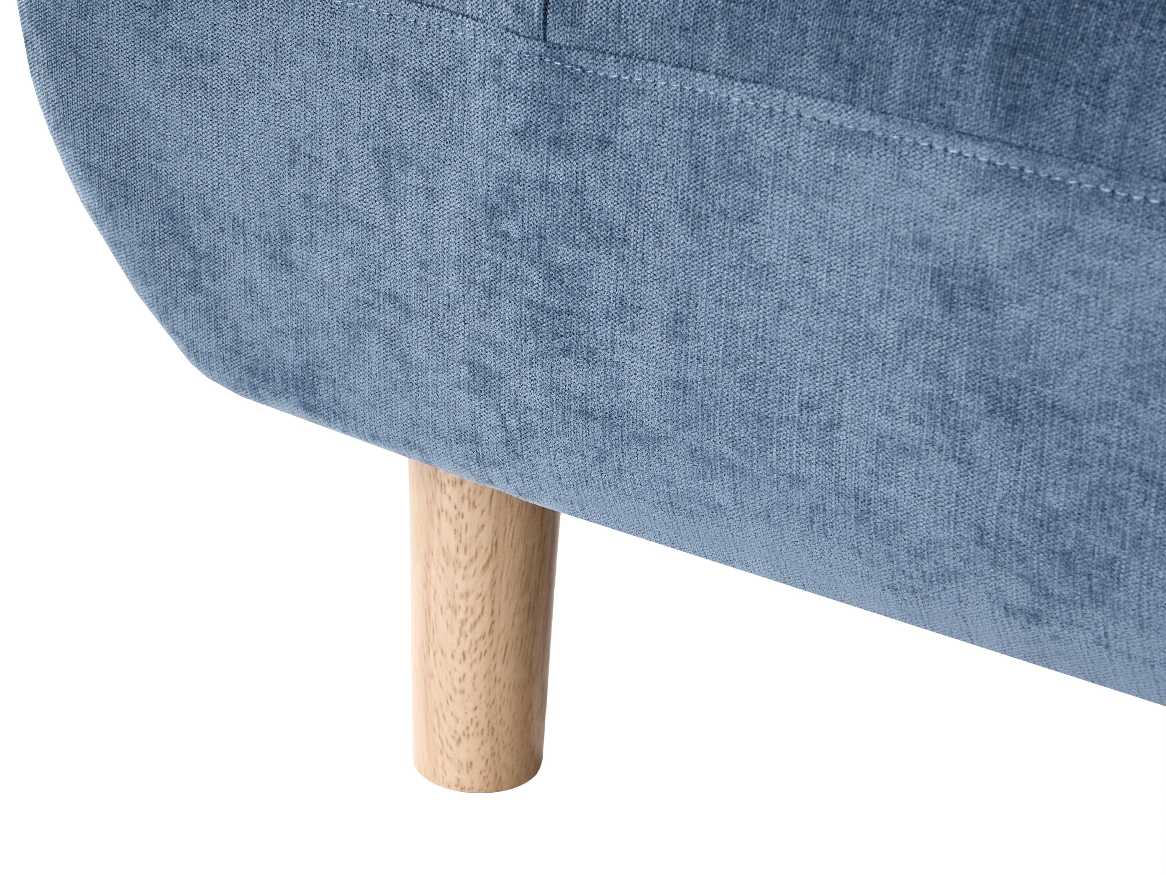 Slaapbank 2-zits RISOR Stof Blauw