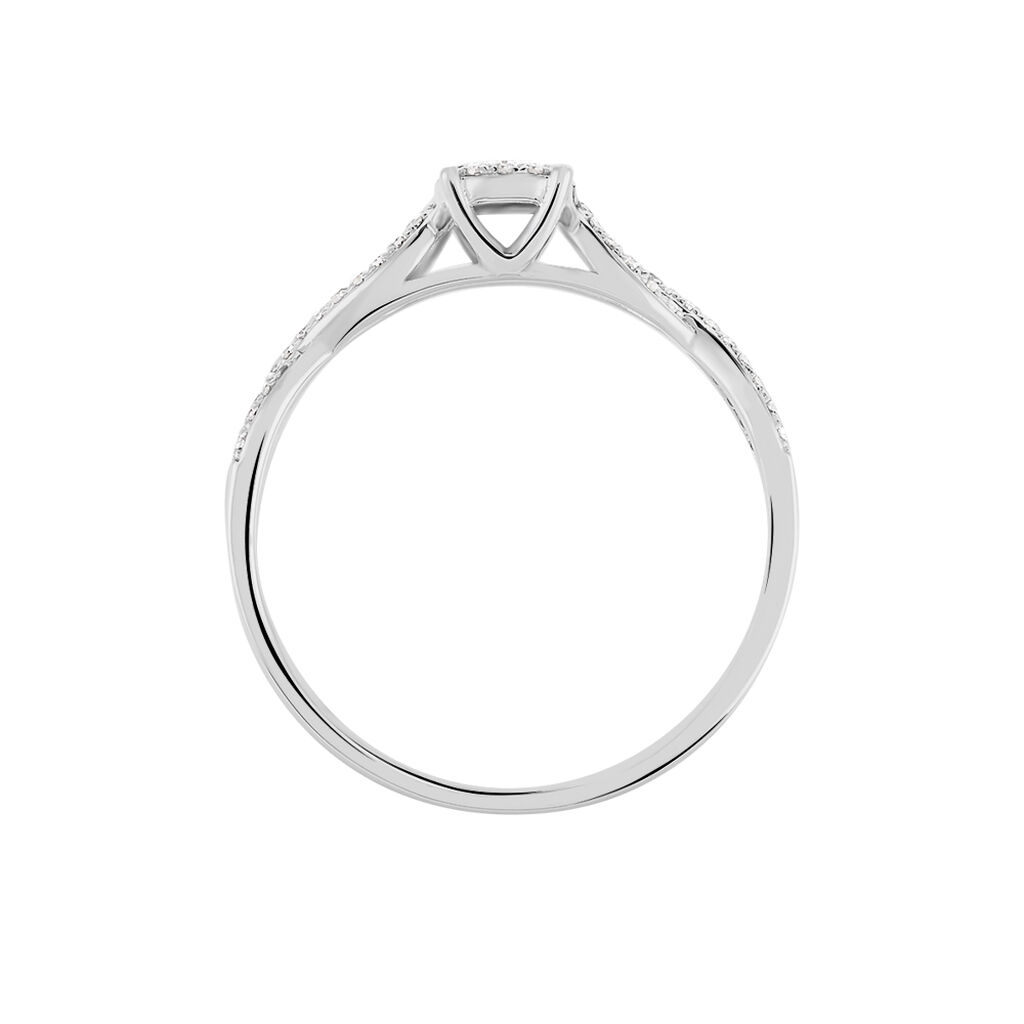 Bague Roseline Or Blanc Diamant