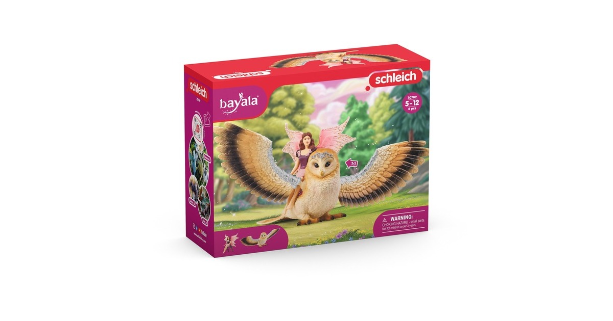 Schleich Bayala - Elf op Glitteruil V2 speelfiguur  (70789)