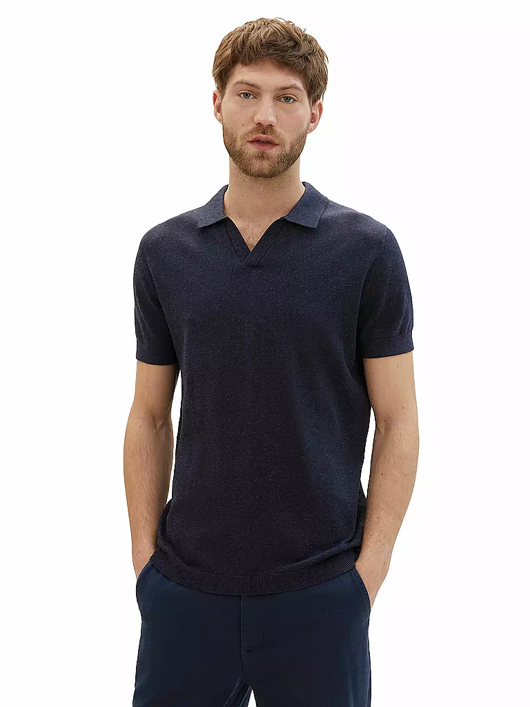 TOM TAILOR Poloshirt dunkelblau