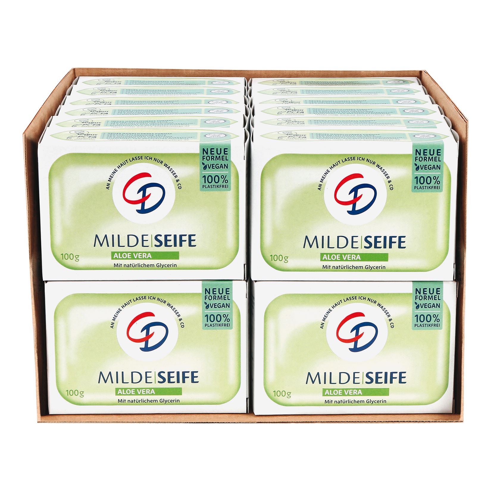 CD milde Seife Aloe Vera 100 g, 24er Pack
