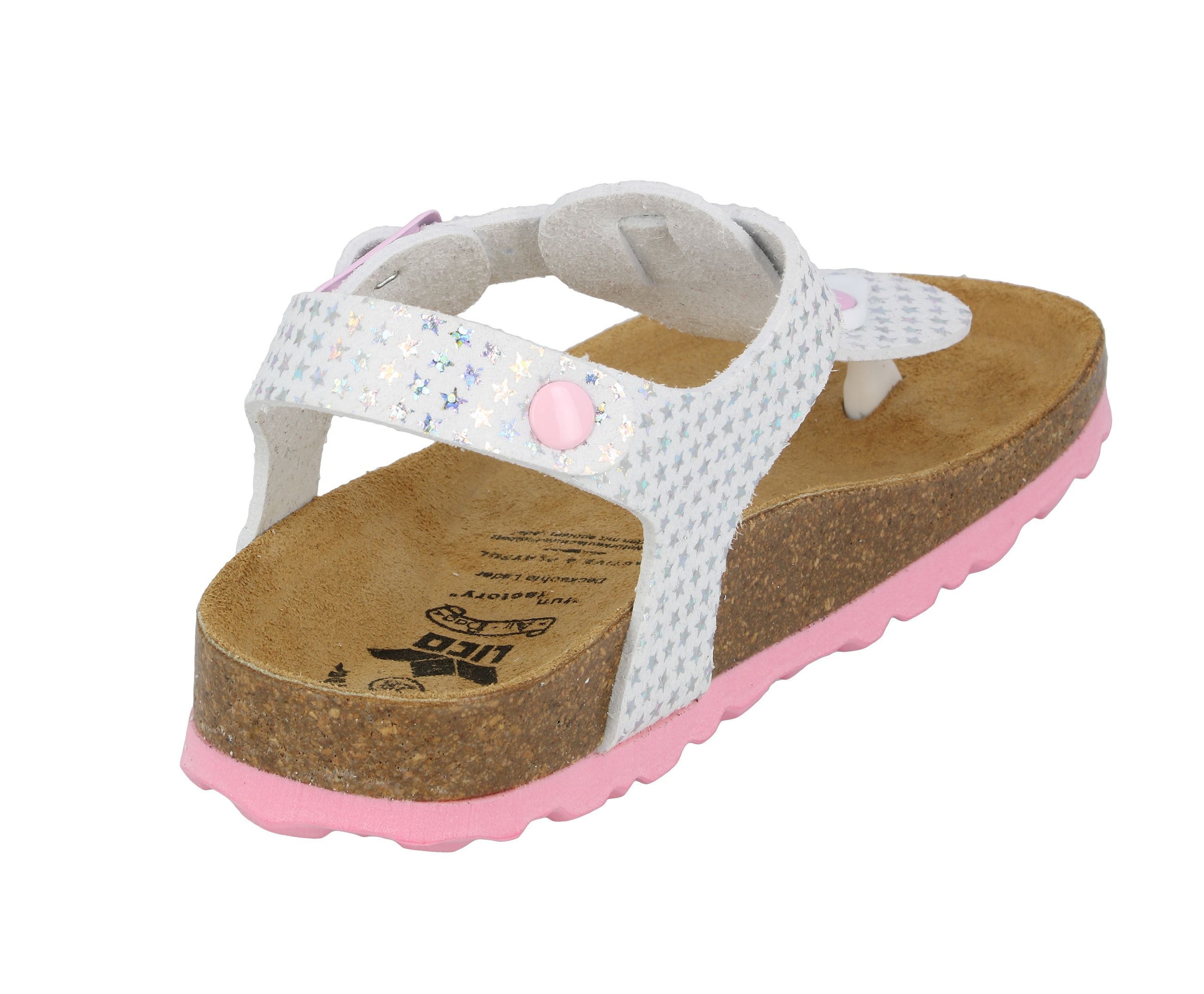 Lico Pantolette »Zehenstegpantolette Bioline Starprint«