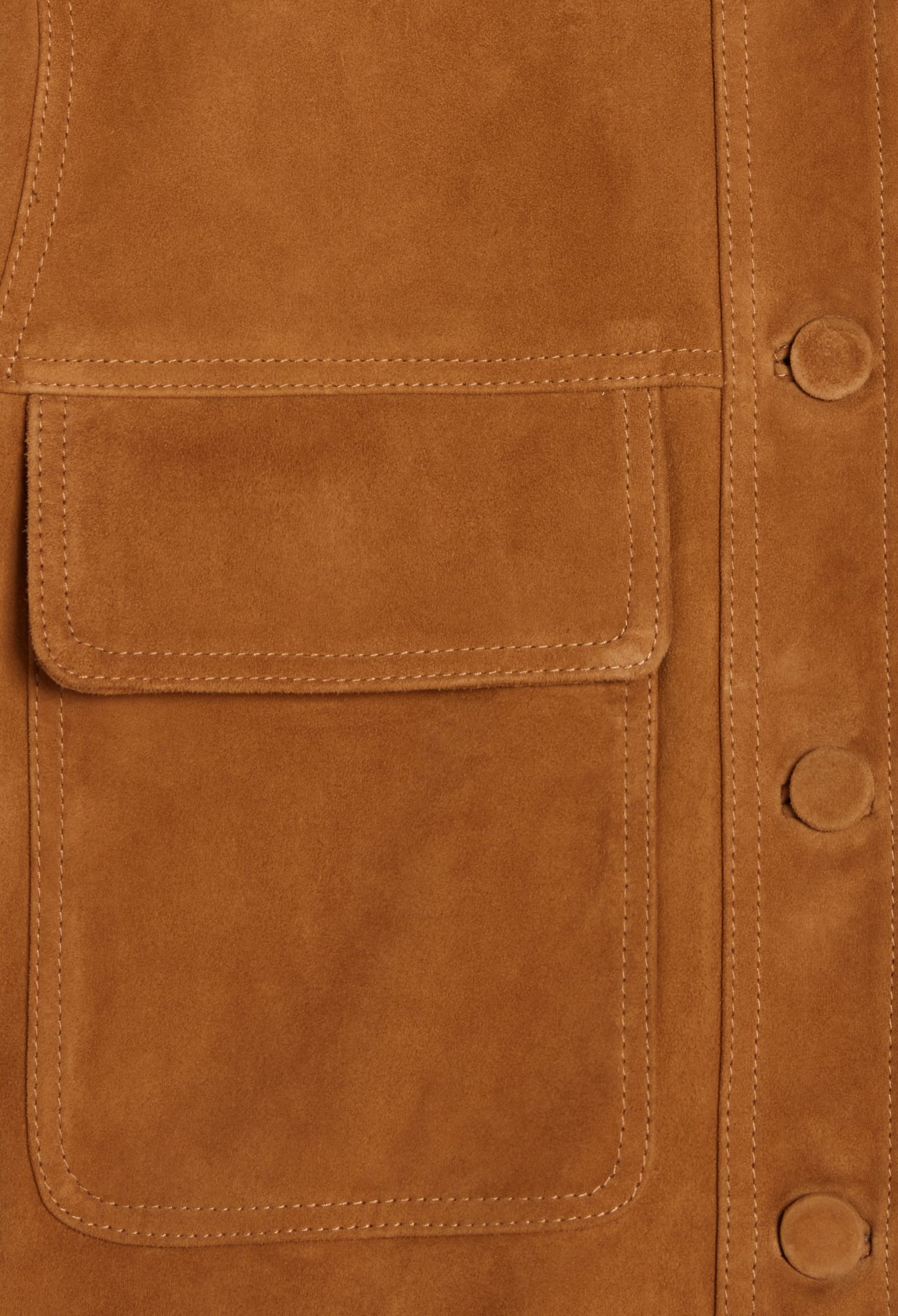 Veste courte suede camel
