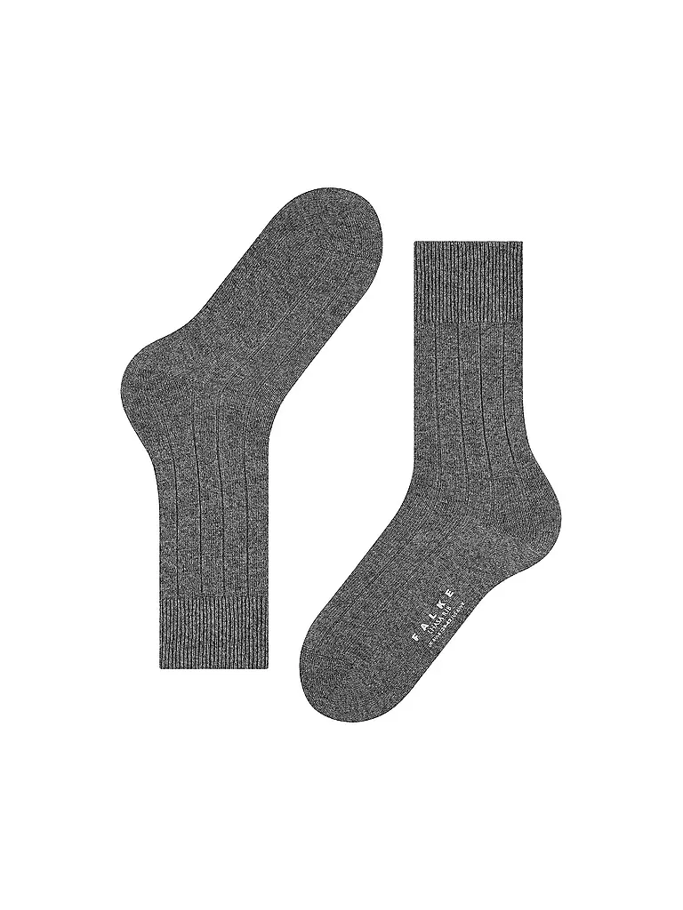 FALKE Socken LHASA light greymelange grau