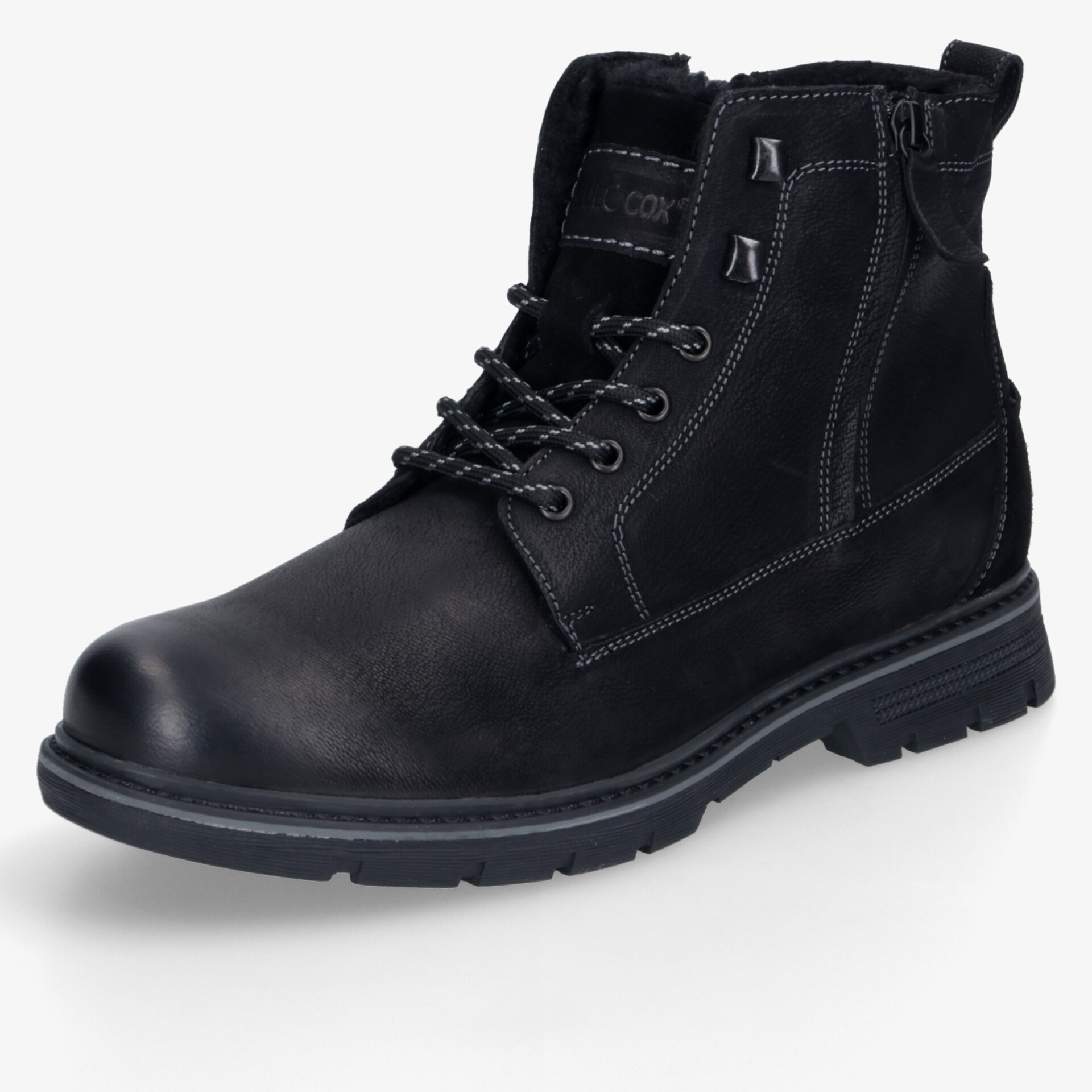 BLUE COX Herren Stiefeletten schwarz