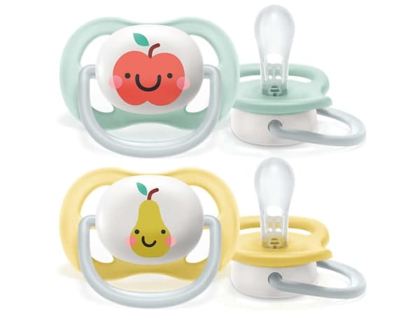 Philips AVENT SCF080, Klassisk stil, Ortodontisk, Silikon, Gutt/Jente, Tåler oppvaskmaskin, 2 stykker