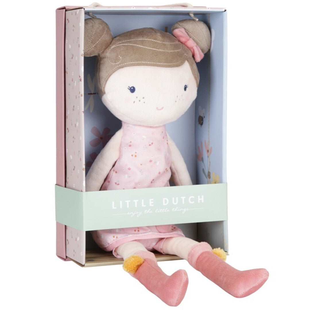 Little dutch lappenpop rosa - lichtroze - 50 cm