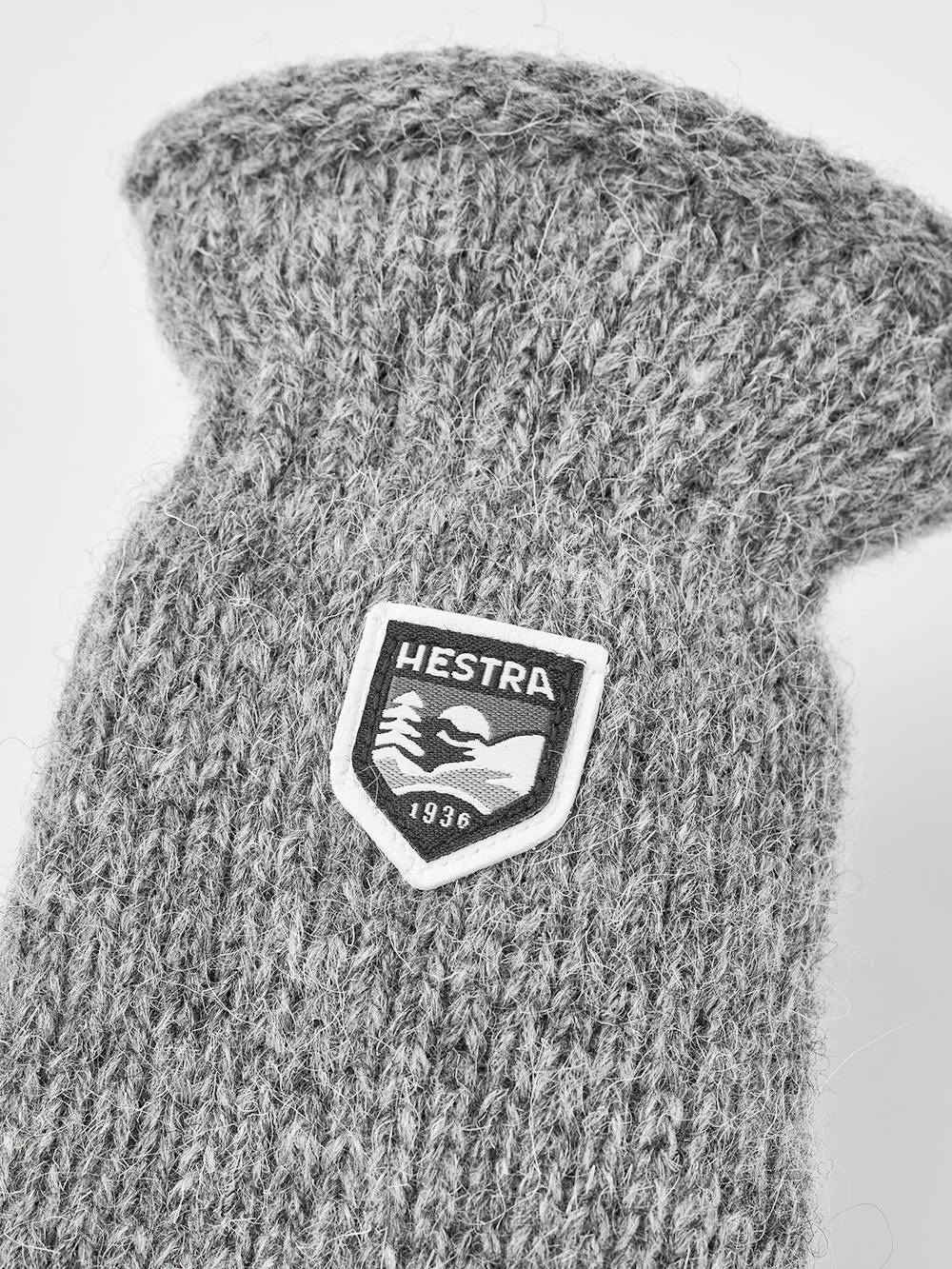 Basic Wool Mitt 350/Grey