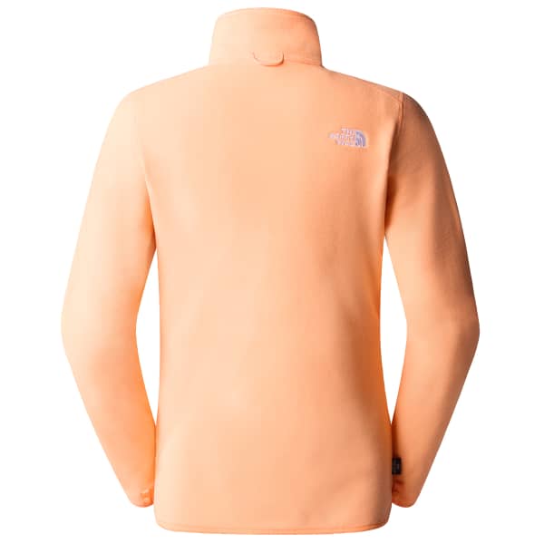 Veste polaire THE NORTH FACE W 100 GLACIER FZ BRIGHT CANTALOUPE