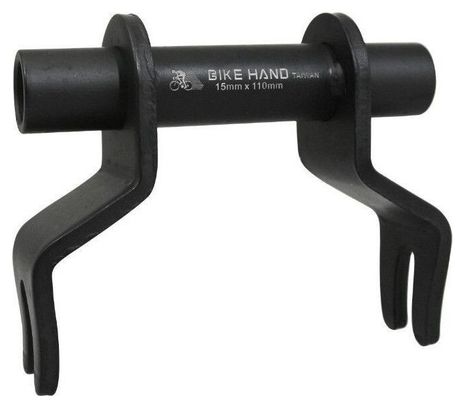 ADAPTATEUR PIED DE MONTAGE -PORTE VELO ROUE AVANT NEWTON STORE (POUR PASSER BLOCAGE RAPIDE EN AXE DE 15x110)