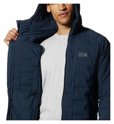 Doudoune Mountain Hardwear Stretchdown Hoody Bleu