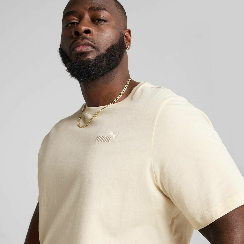 Camiseta PUMA com gola redonda e mangas curtas