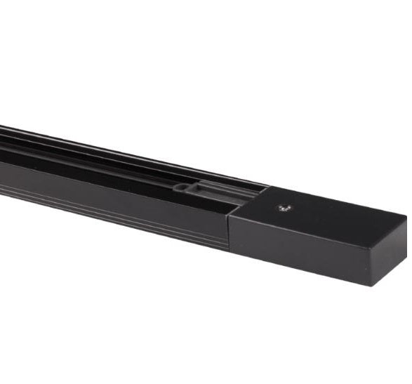 Railsysteem Trackline 150cm Zwart incl. 4 Cilinder Spots