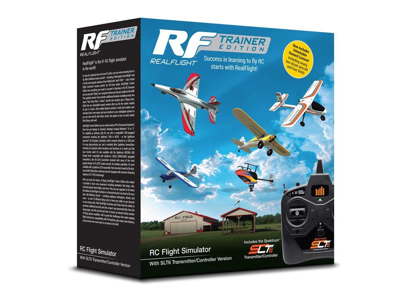 Realflight RC-Flugsimulator Trainer Edition mit SLT6 Contro Modellflugsimulator inklusive SLT6 Fernsteuerung