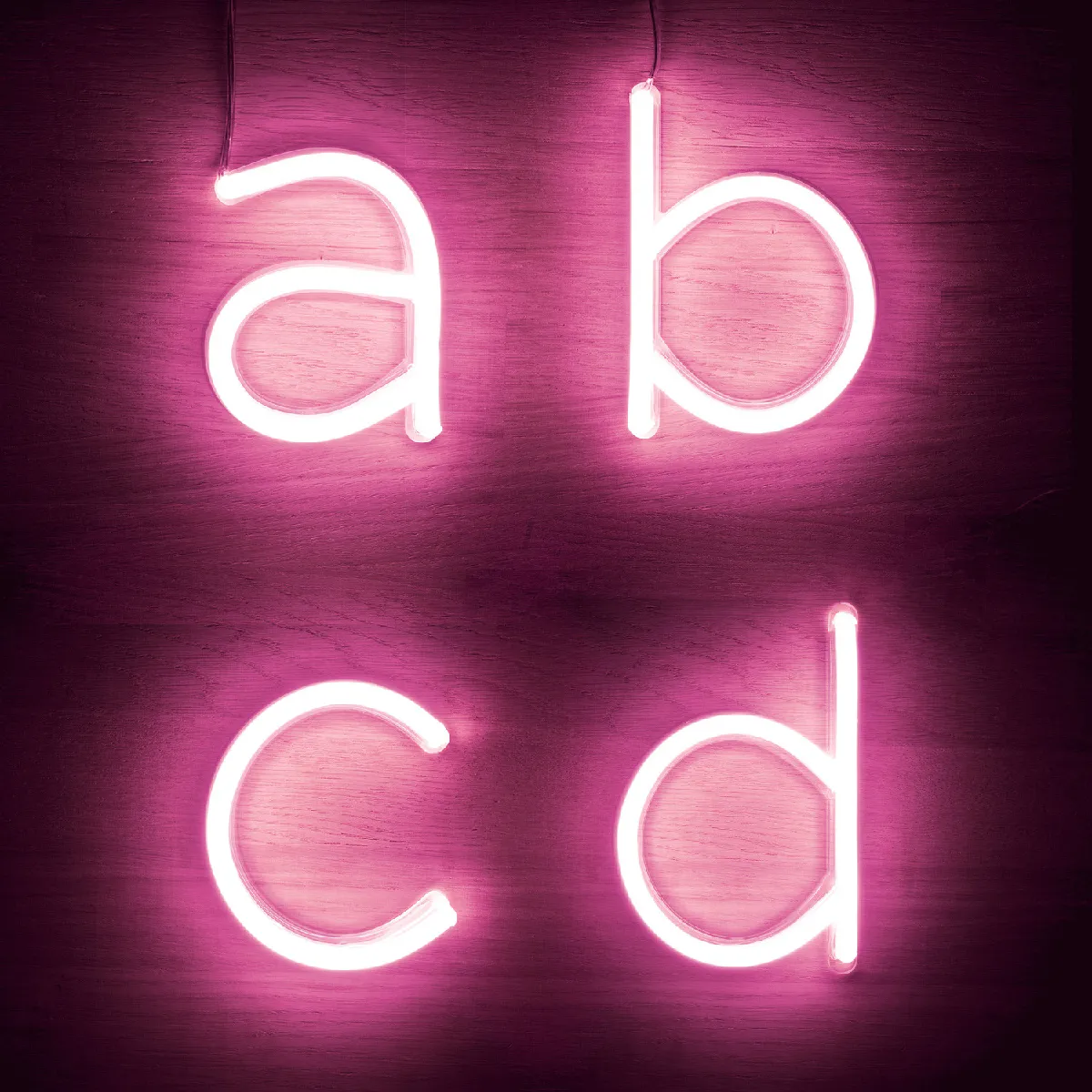 Ledkia Lettres Néon LED Rose
