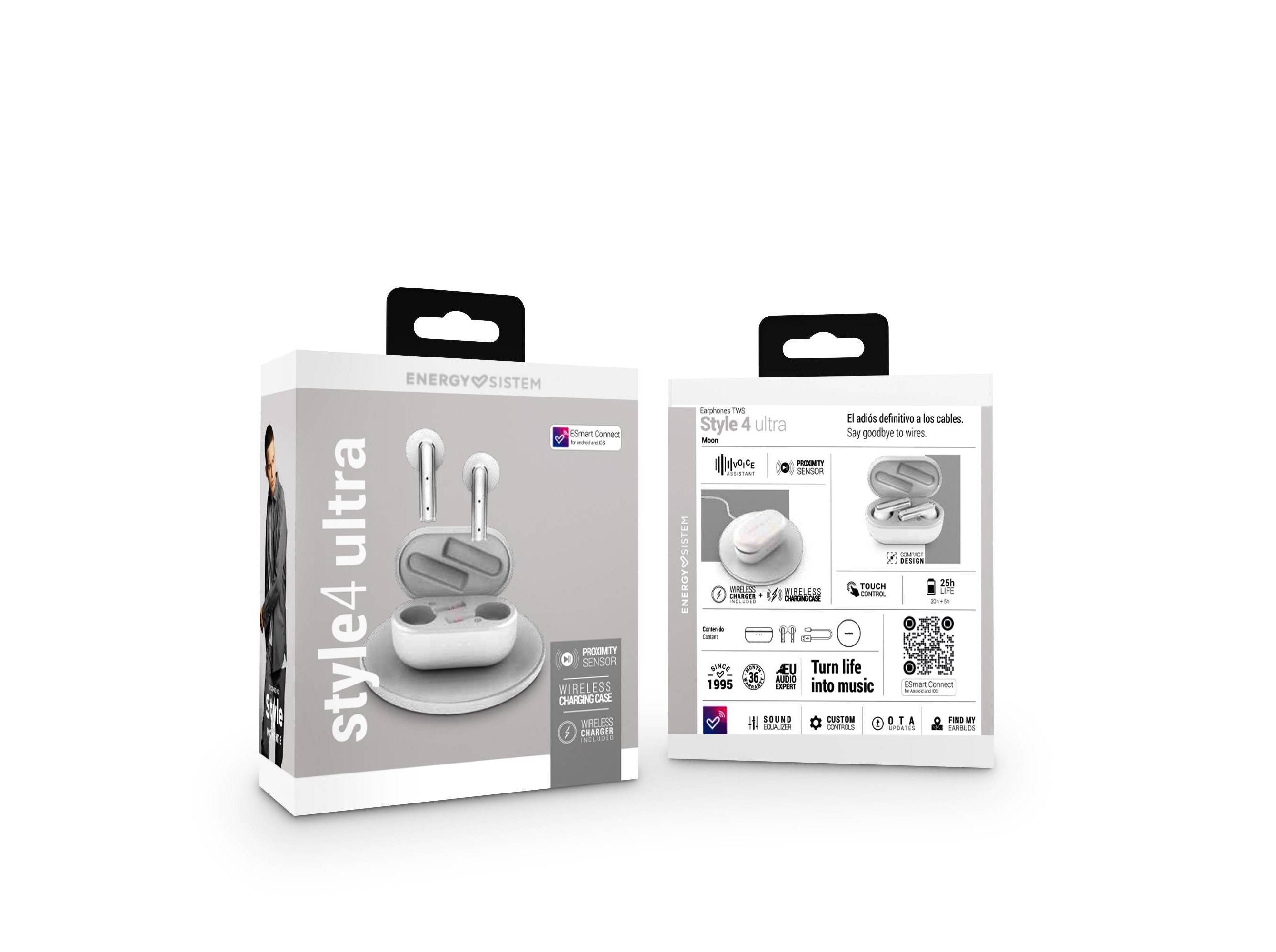 AURICULARES ENERGY SISTEM STYLE 4 ULTRA BRANCO