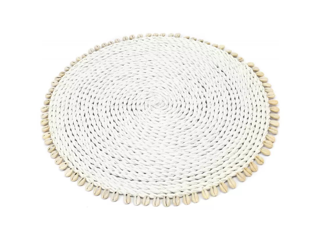 Set de Table Jonc de Mer et Coquillages