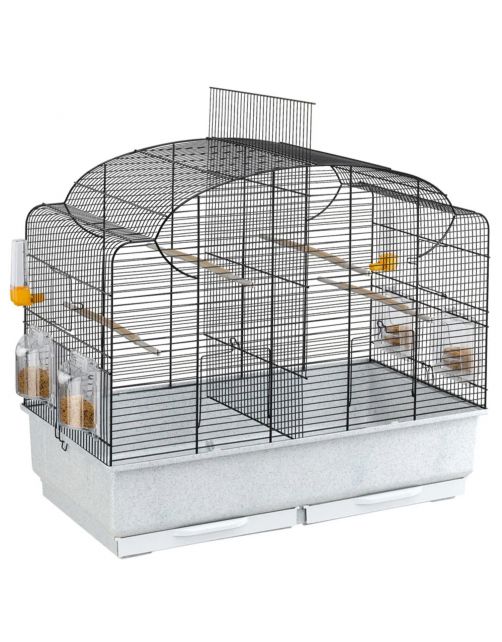 Ferplast Vogelkooi Canto - Vogelverblijven - 71x38x60.5 cm Grijs
