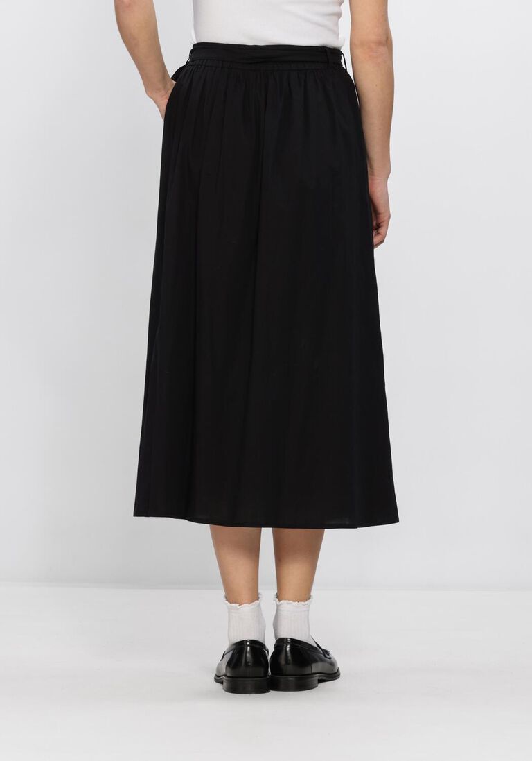 zwarte penn & ink maxirok skirt