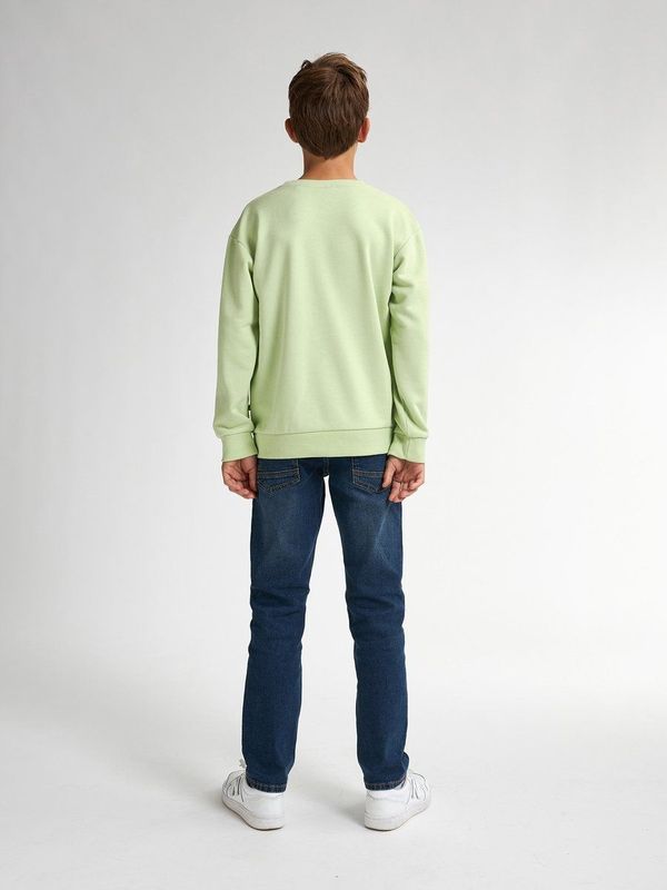 Petrol Industries - Jongens Logo Sweater - Groen - Katoenmix