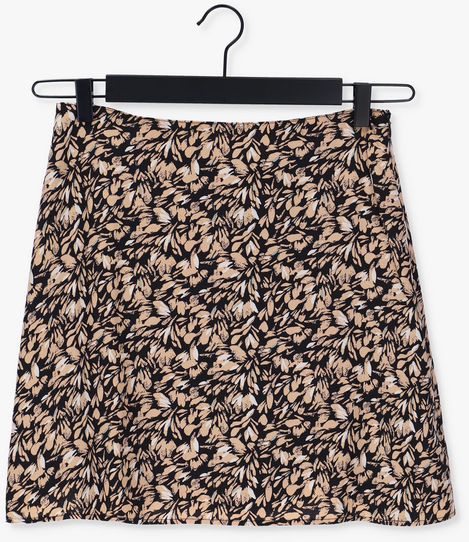ANOTHER LABEL zwarte another label minirok varme floral skirt