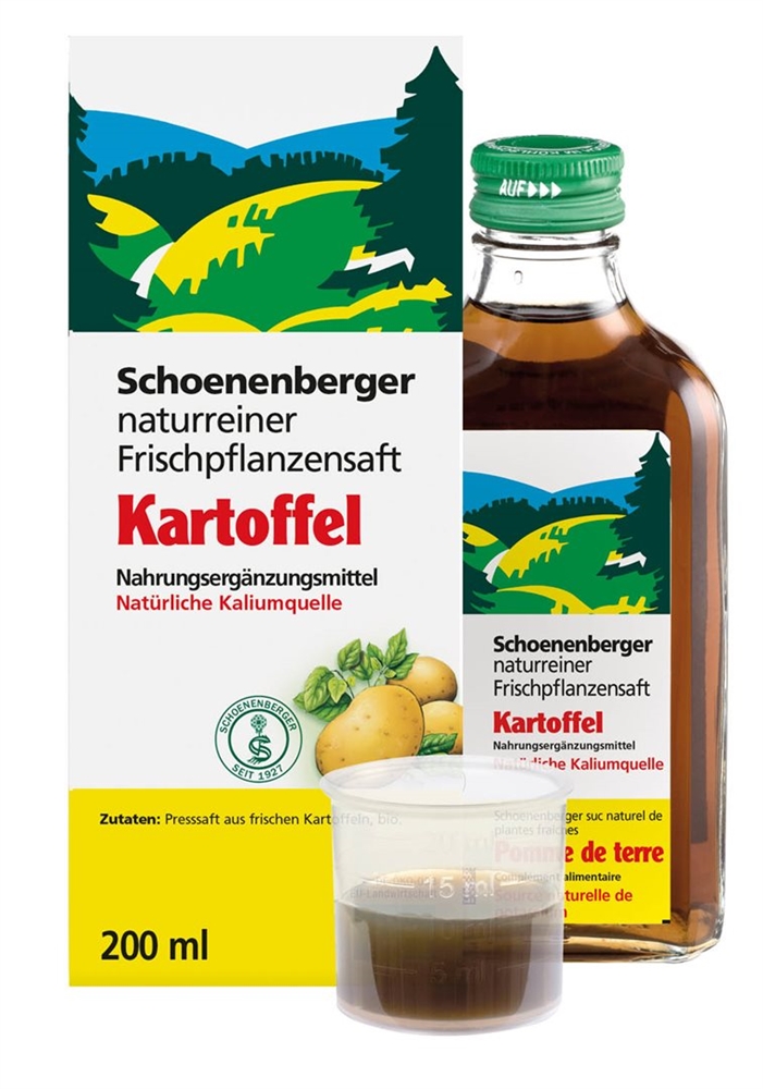 SCHOENENBERGER Kartoffel Frischpflanzensaft Bio Fl 200 ml