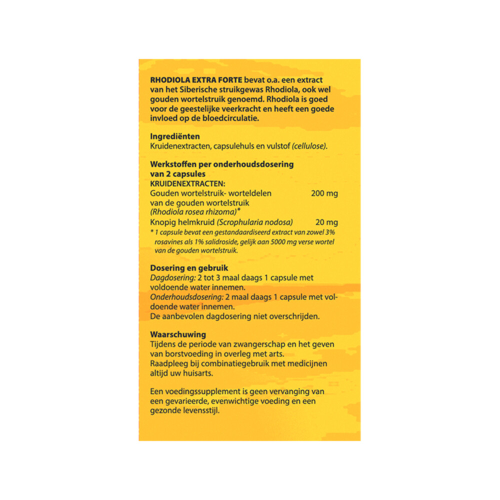 Bloem Rhodiola 100 capsules