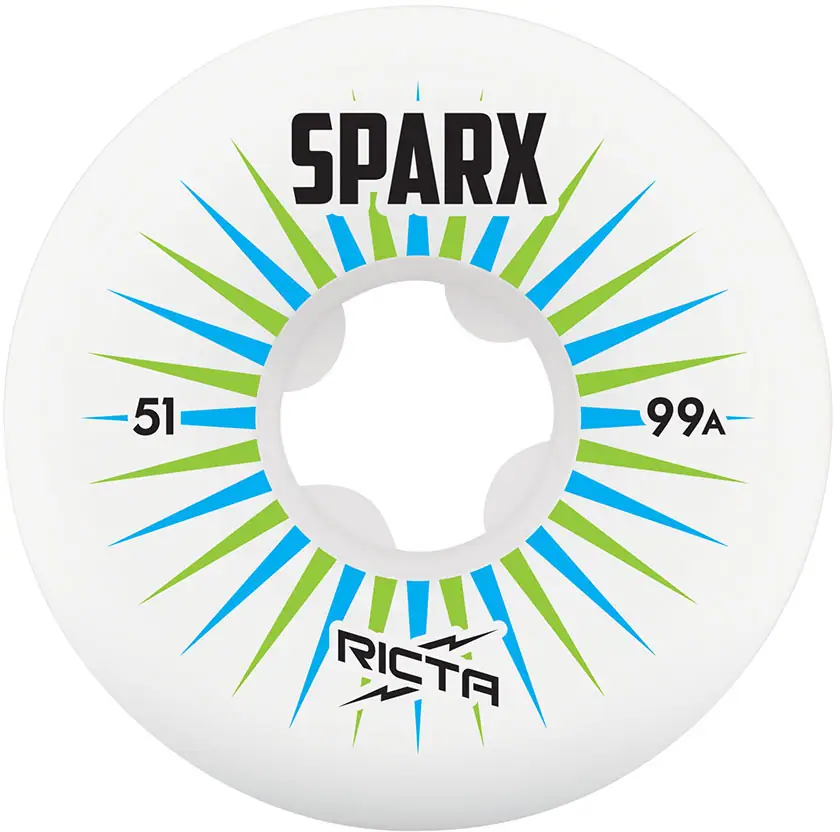 Ricta Sparx 99A Skateboard Hjul 4-Pak | SkatePro