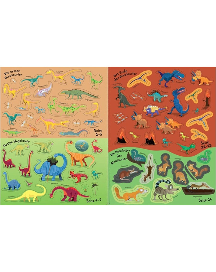 Meine Stickerbücher / Mein Stickerbuch: Dinosaurier