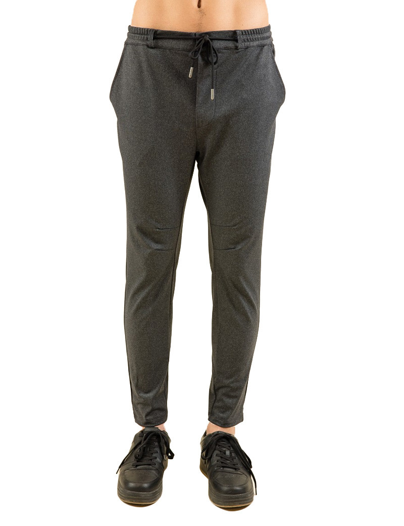 HBT URBAN | CHRIS BAND PANTALON HOMME GRIS CHINÉ/NOIR