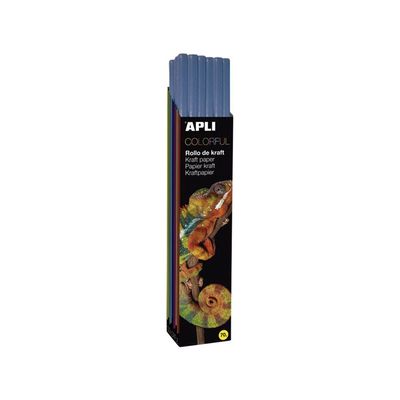 Apli Agipa - Papier cadeau kraft - 100 cm x 3 m - 70 g/m² - bleu