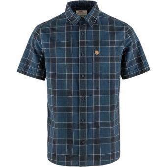 Fjällräven Övik Travel Hemd Indigo Blue / Dark Navy Herren