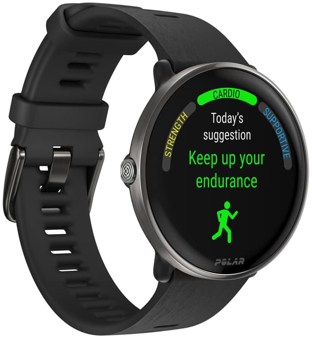 Polar Ignite 3 Titanium sportur S-L (sort)