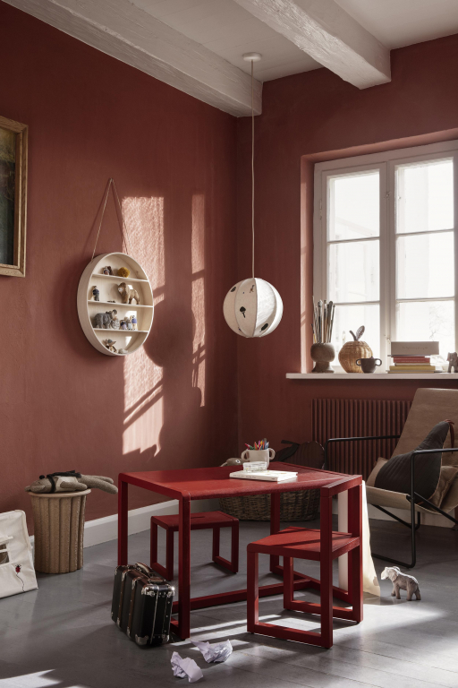 Ferm Living Little Architect kinderstoel donkerblauw
