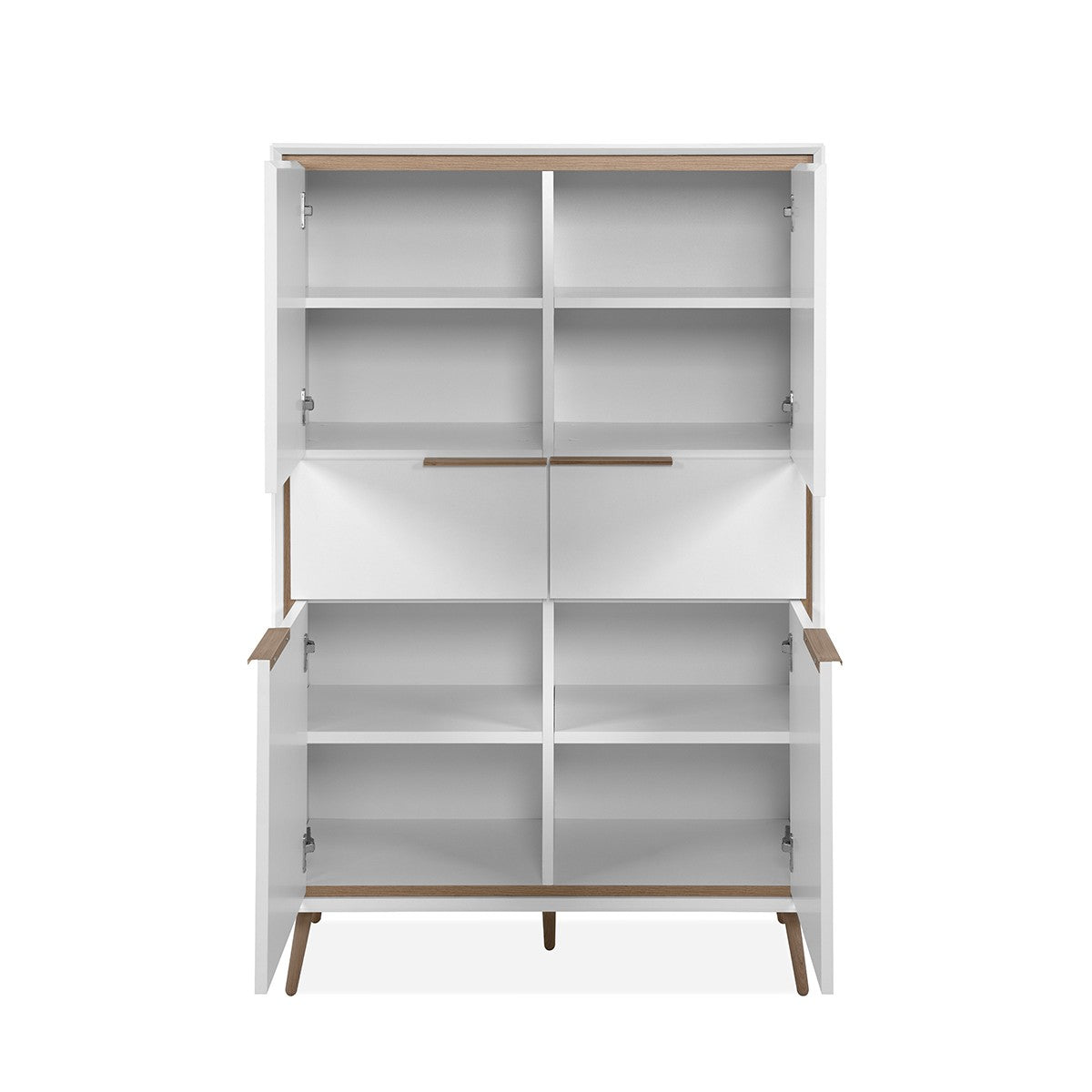 Calicosy - Buffetkast Arona - 90 cm - Houtlook | blanc