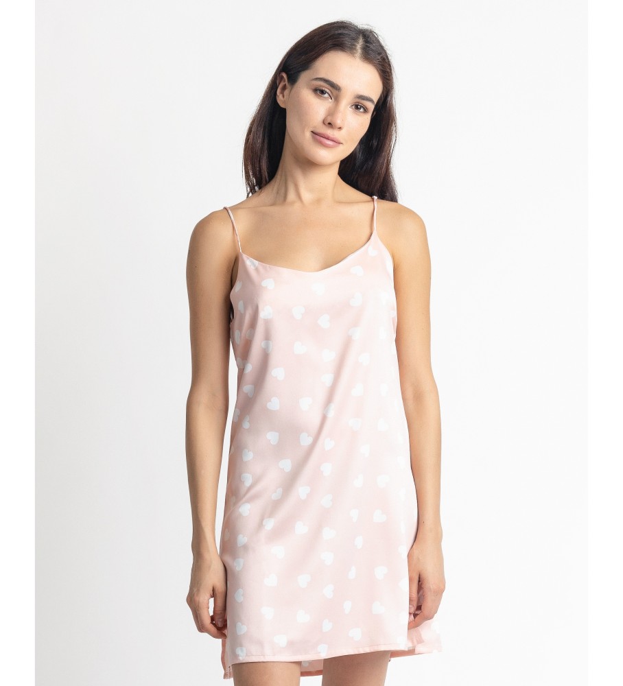 Admas Camisola Love Heart rosa