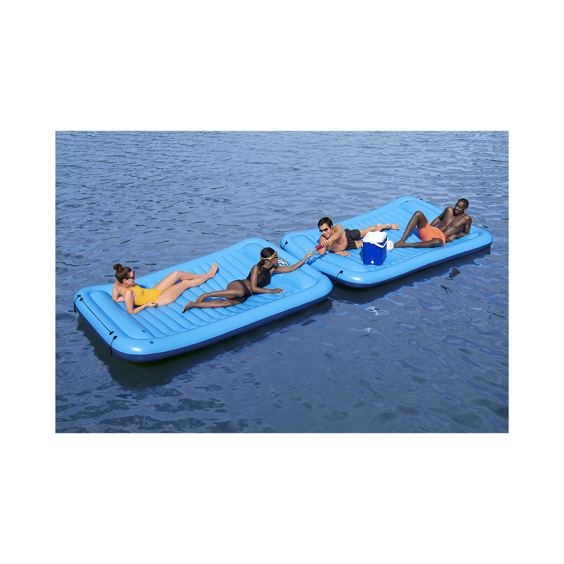 Hydro-Force schwimmende Plattform Sun Soaker 2.9 m x 1.91 m