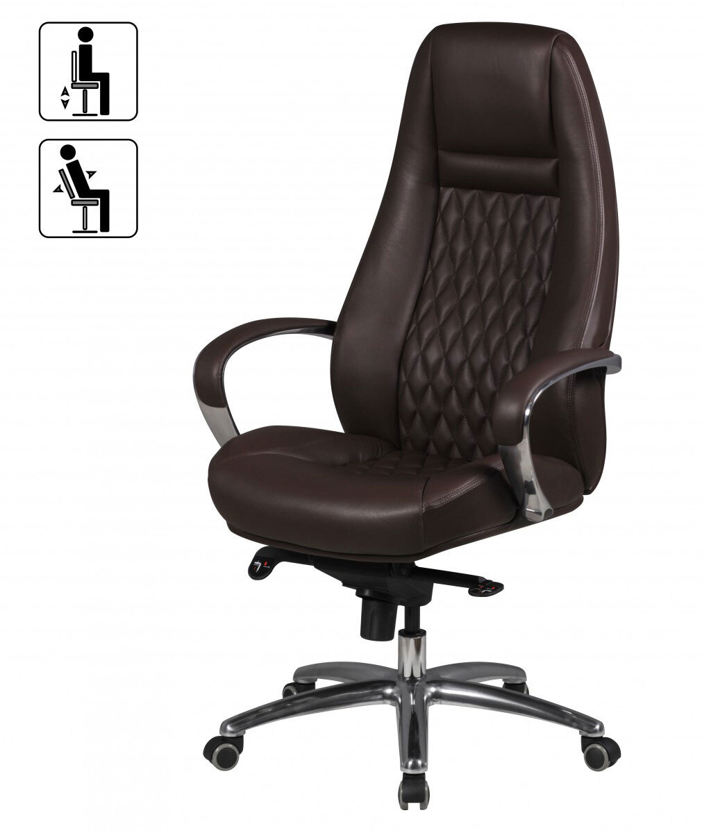 Chefsessel AUSTIN 70 x 130 cm dunkelbraun