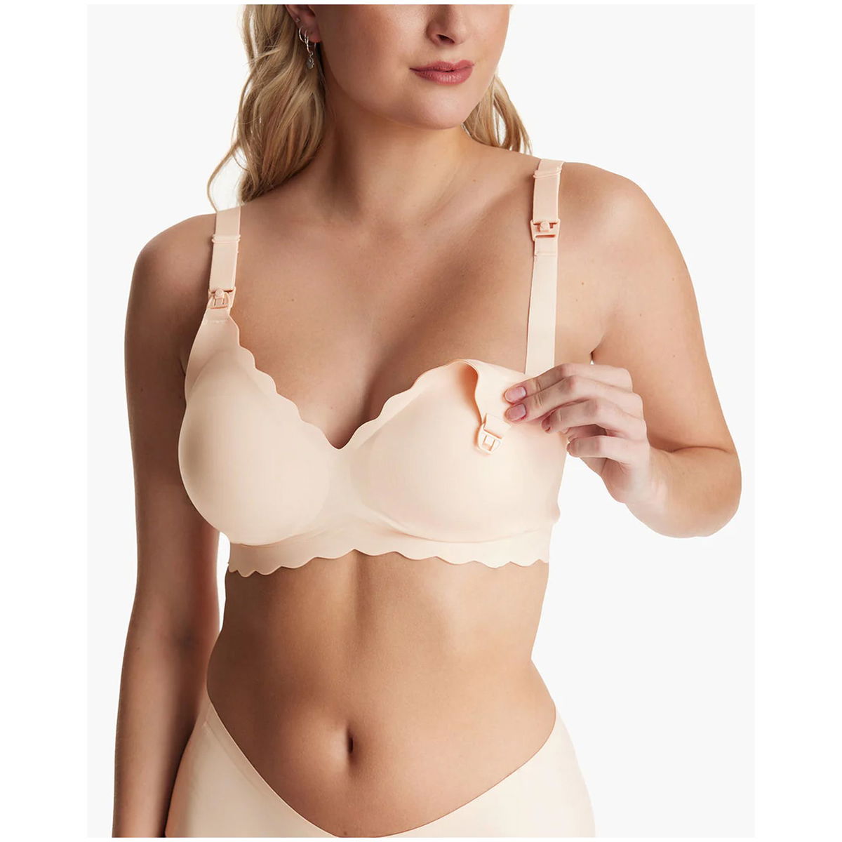 MomcozyMomcozy   YN46 Jelly Strip nahtloser Push-up Still BH beige XL