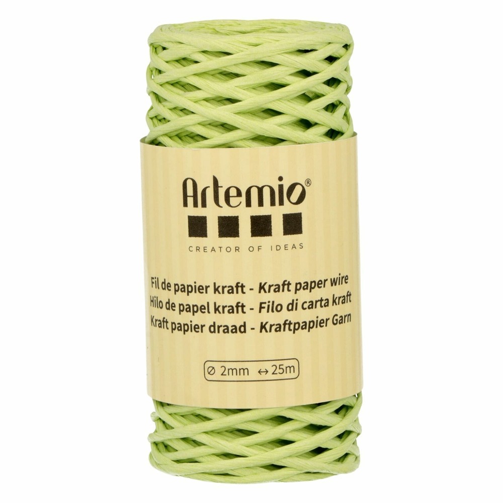 11 bobines de fil de papier kraft 2mm x 25 m