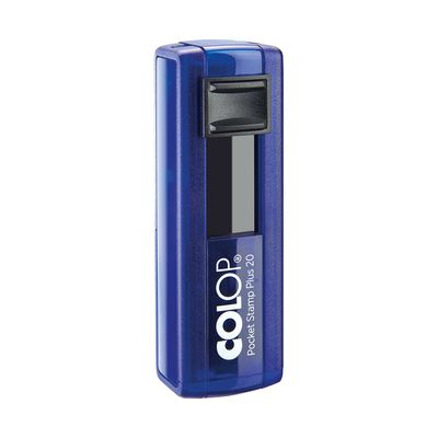 Colop Pocket Stamp Plus 20 - Tampon de poche personnalisable - 4 lignes - format rectangulaire