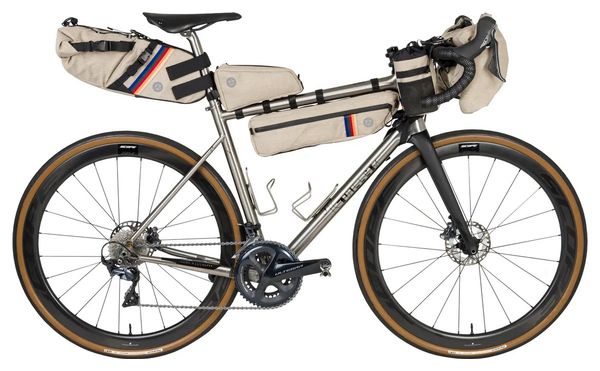 Sacoche de Cadre Agu Tube Frame Bag Venture 4L Vintage Beige