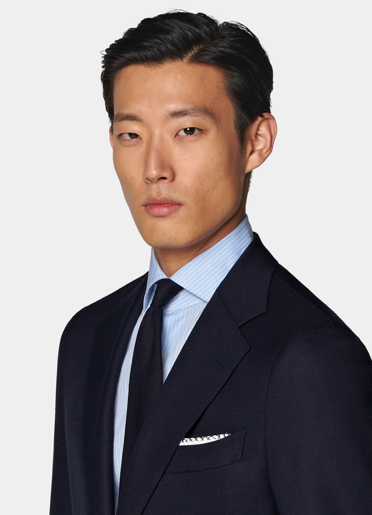 Costume Perennial Havana coupe Tailored bleu marine