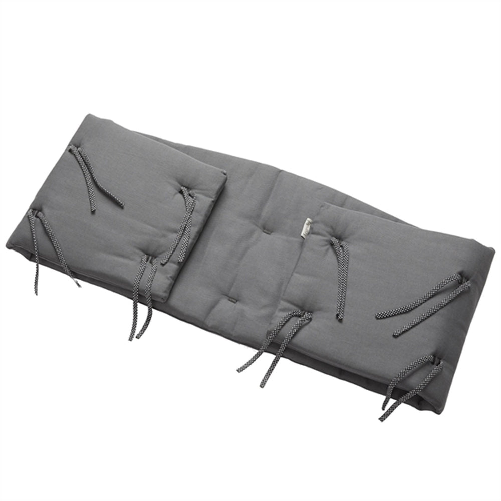 Køb Leander Quilted Sengerand til Babyseng Cool Grey
