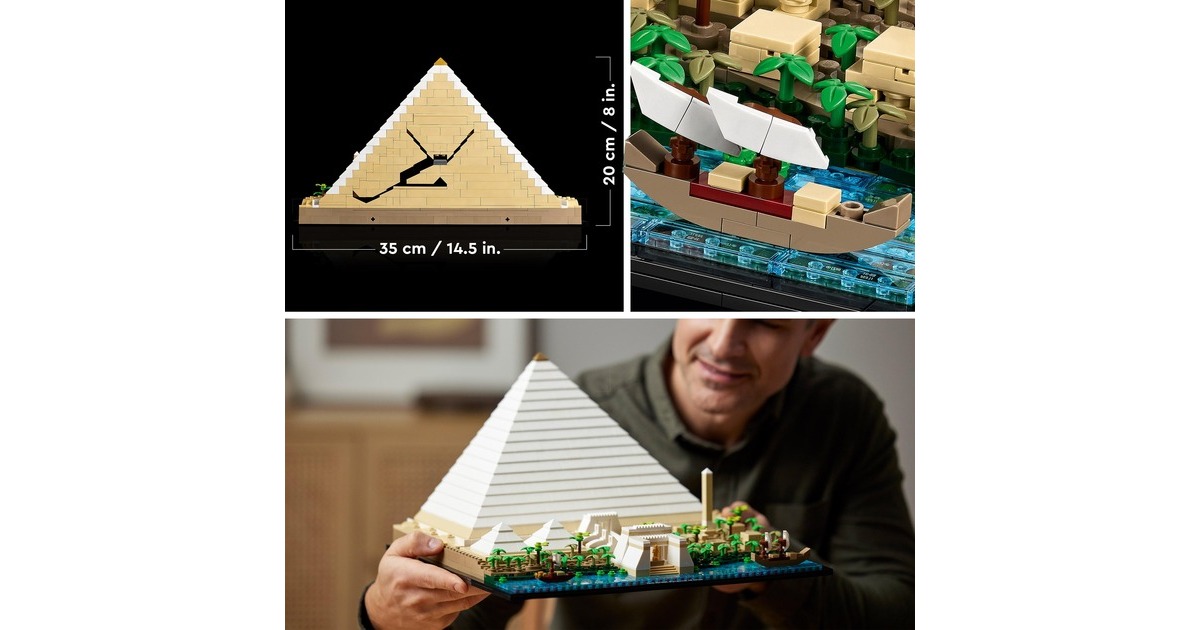 LEGOArchitecture - Grote Piramide van Gizeh Constructiespeelgoed  (21058)