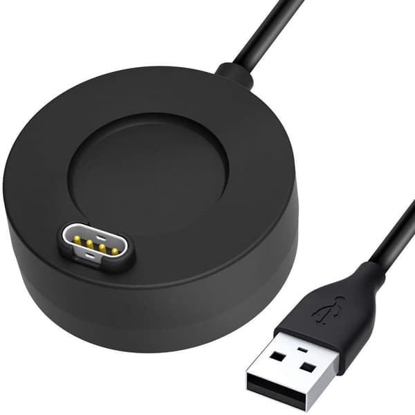 INF Lader til Garmin Fenix 5/6 Forerunner 935/945 USB, 2-pakning sort