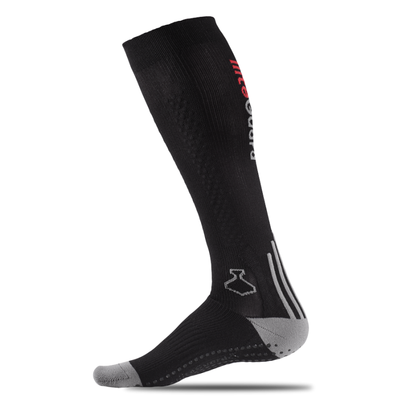 liiteguard shin tech kompressionsstroempe unisex lg1003 black