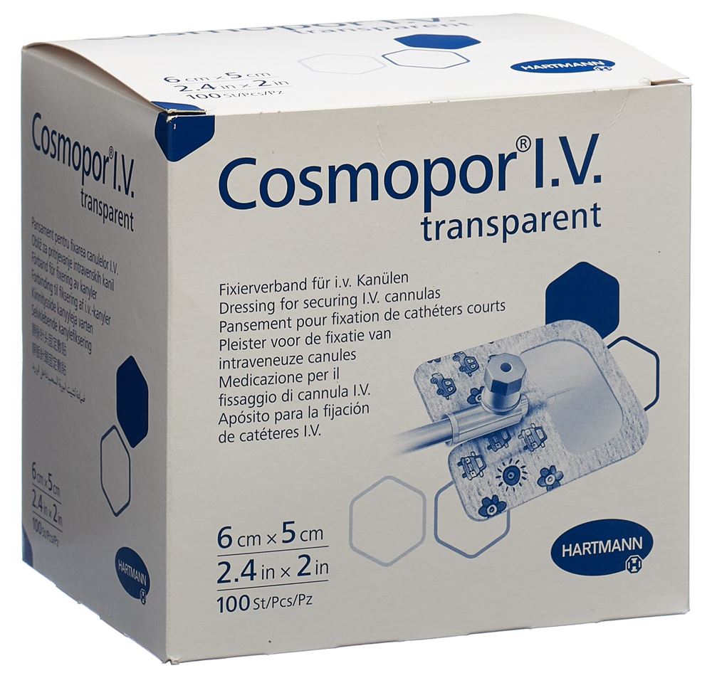 COSMOPOR I.V. 6x5cm transparent 100 Stk
