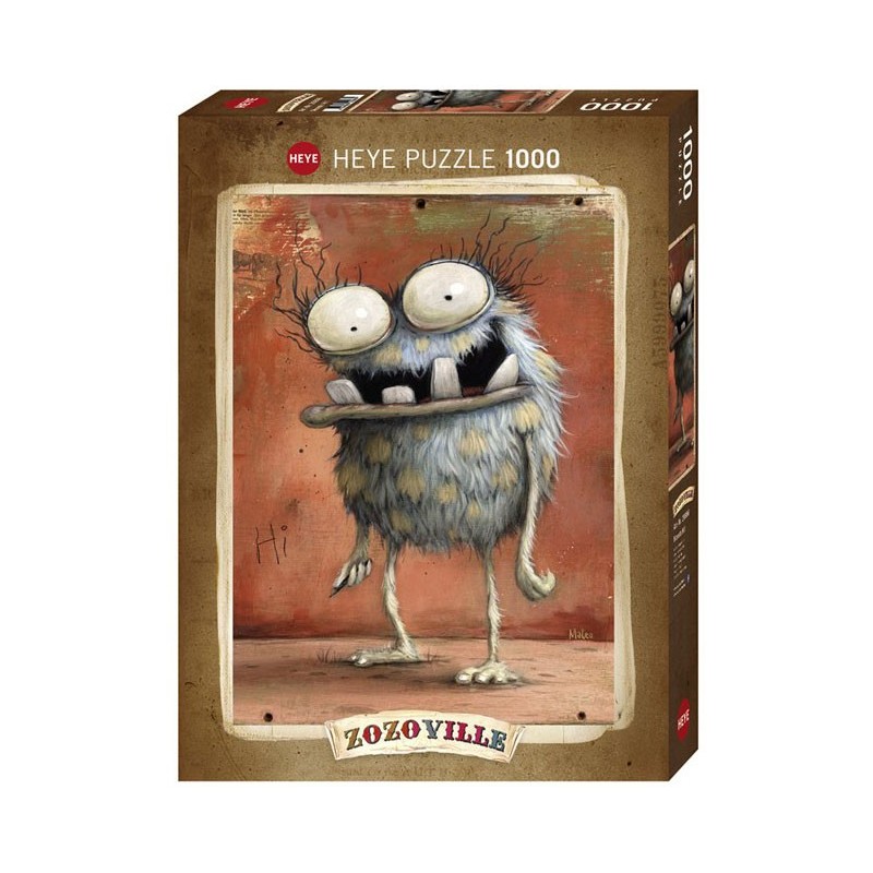 Puzzle Zozoville Monsta Hi - 1000 pièces