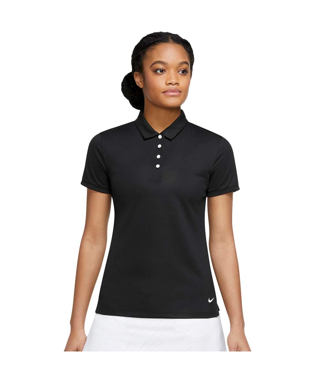 Nike - Polo VICTORY - Femme (Noir / Blanc) - UTRW8535